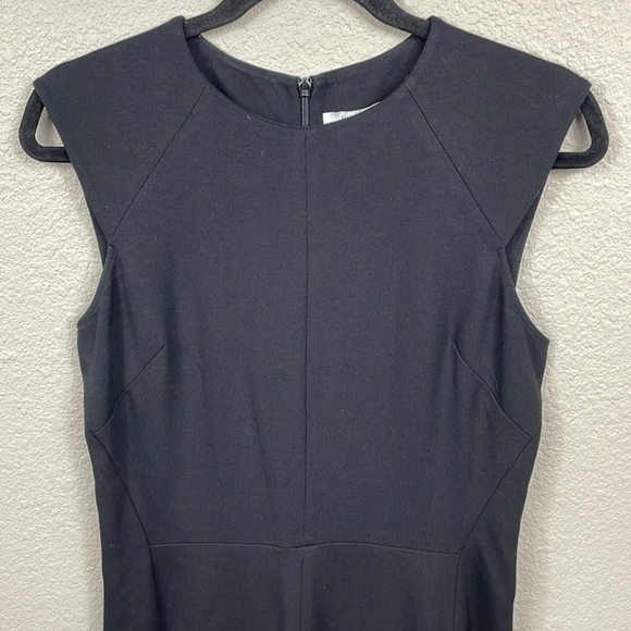 MM Lafleur The Katie Dress Black Sleeveless Sheath Knee Length Business Sz 8 - Picture 4 of 16